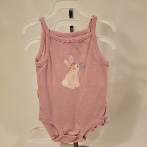 Onesie (Bunny) + Matching Flowered shorts, 6-Months (Carter's)